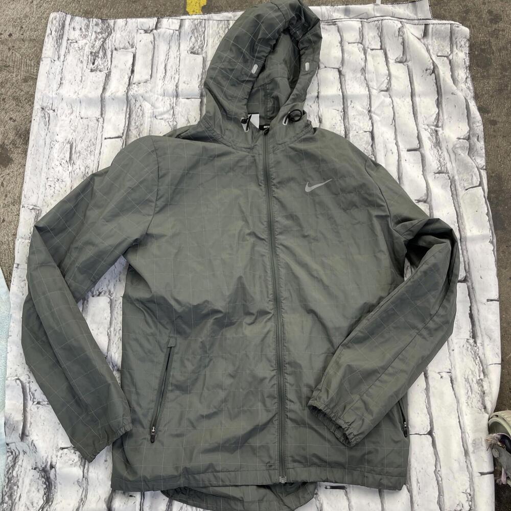 Nike‎ Mens Flicker Flash 3M Hurricane Jacket Windbreaker Medium Holes H08